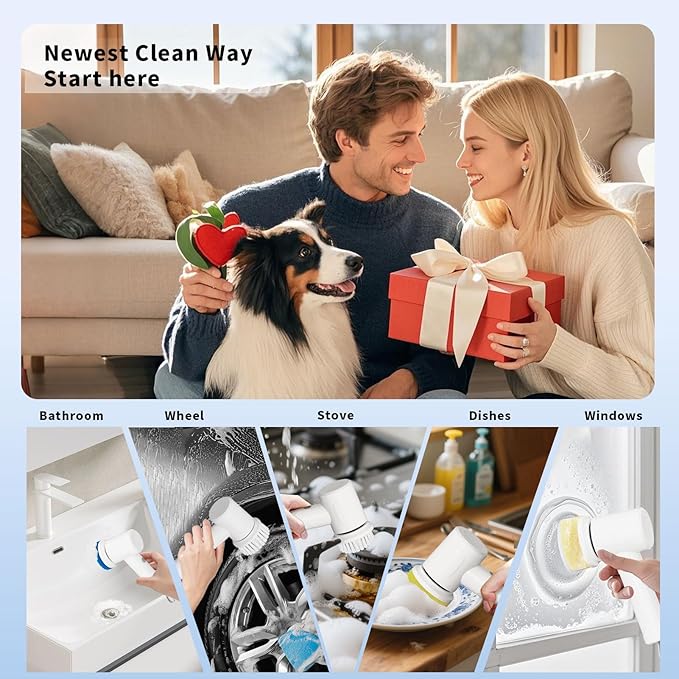 Electric Cleaning Scrubber