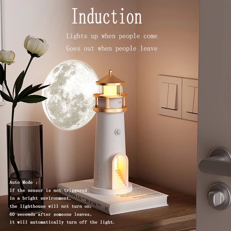Light house Moon Lamp