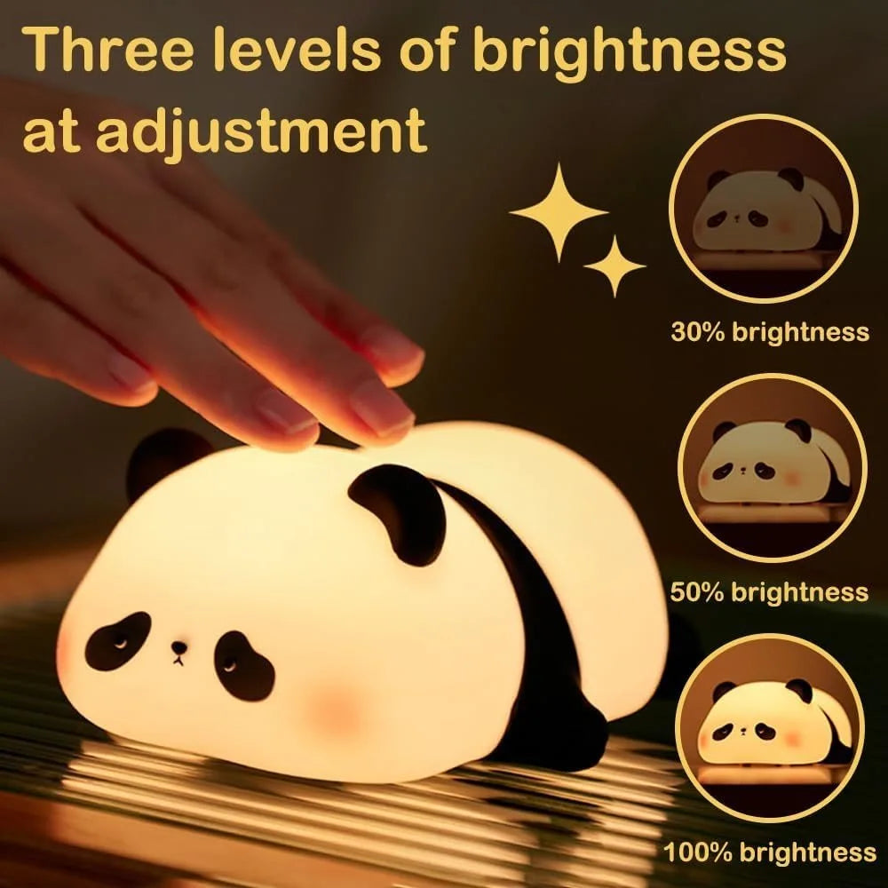 Panda silicone lamp