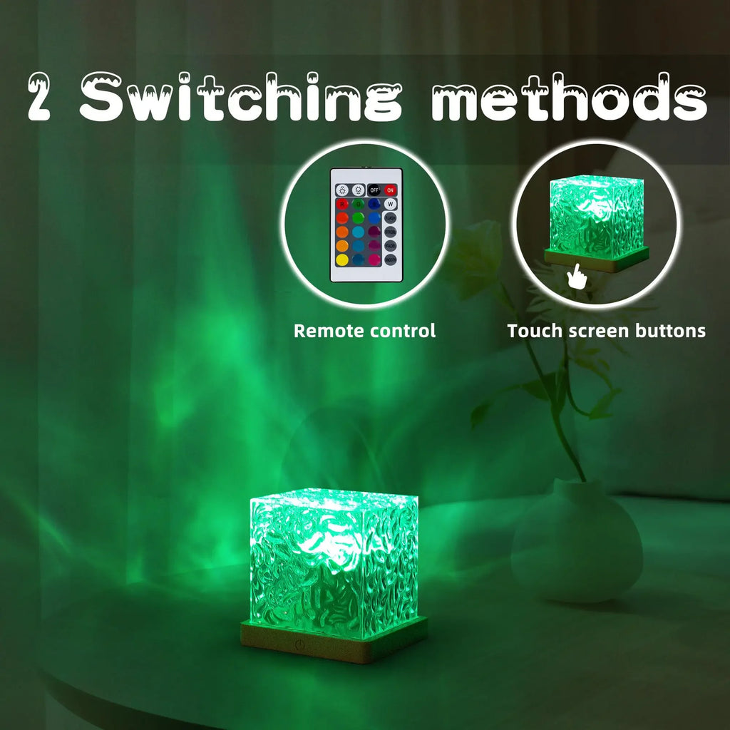 wave cube lamp