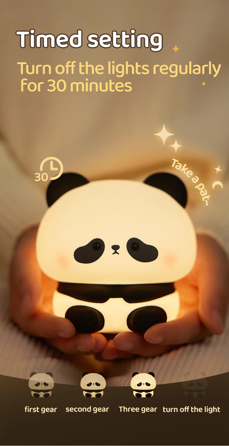 Cute LED Panda Light