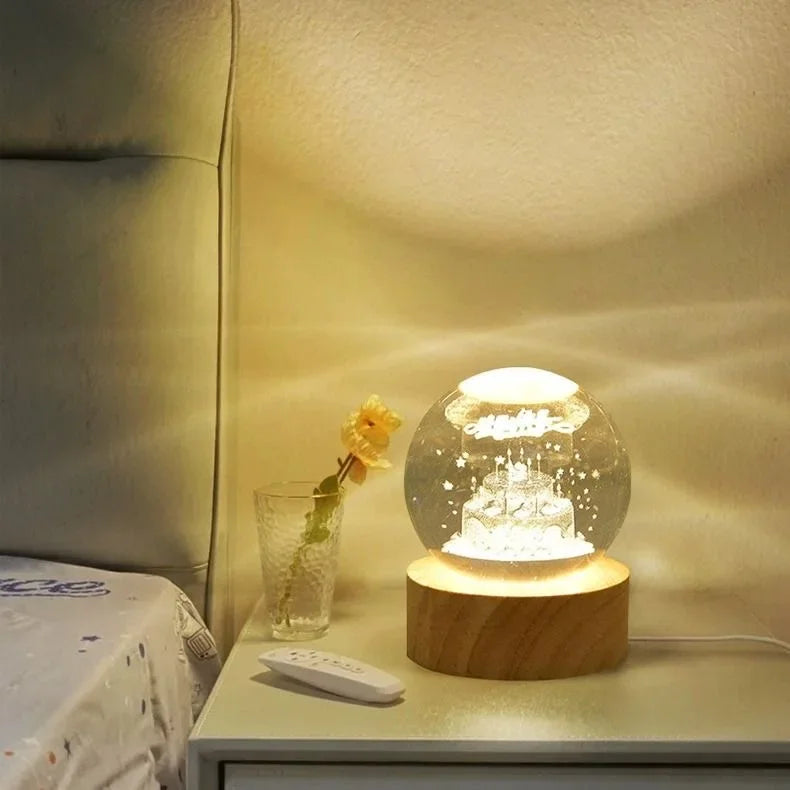 3d crystal lamps