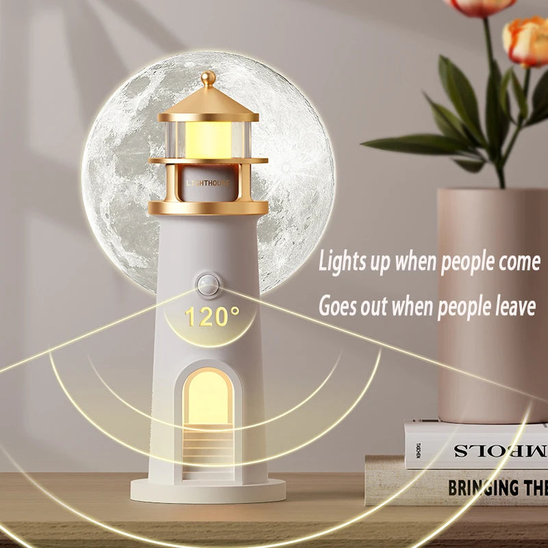 Light house Moon Lamp