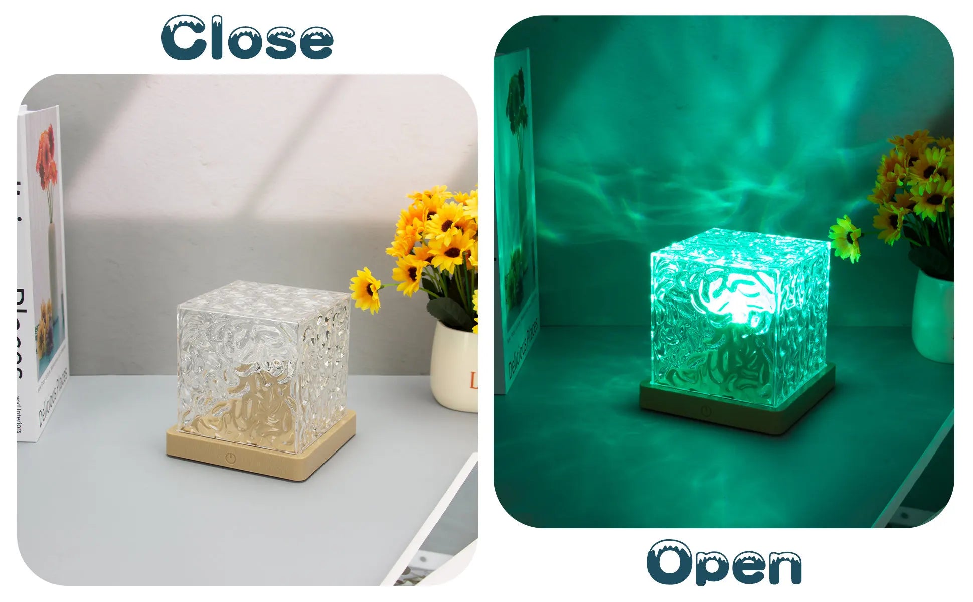wave cube lamp