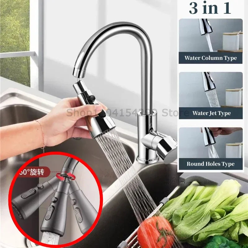 360° Rotation Kitchen Faucet Extender