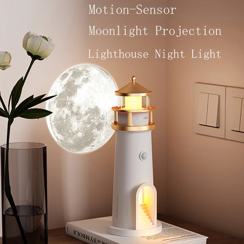 Light house Moon Lamp