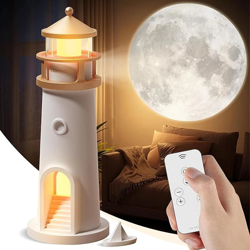 Light house Moon Lamp