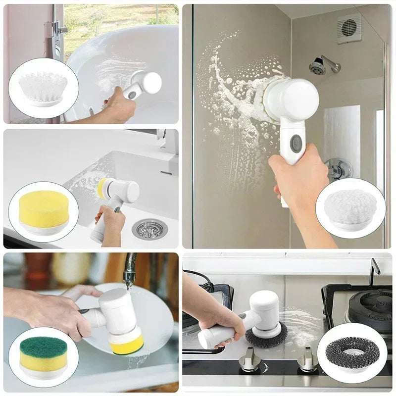 Electric Cleaning Scrubber