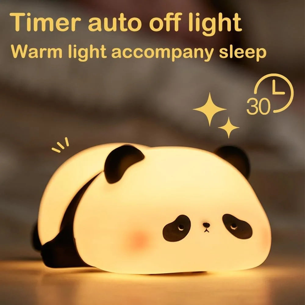 Panda silicone lamp