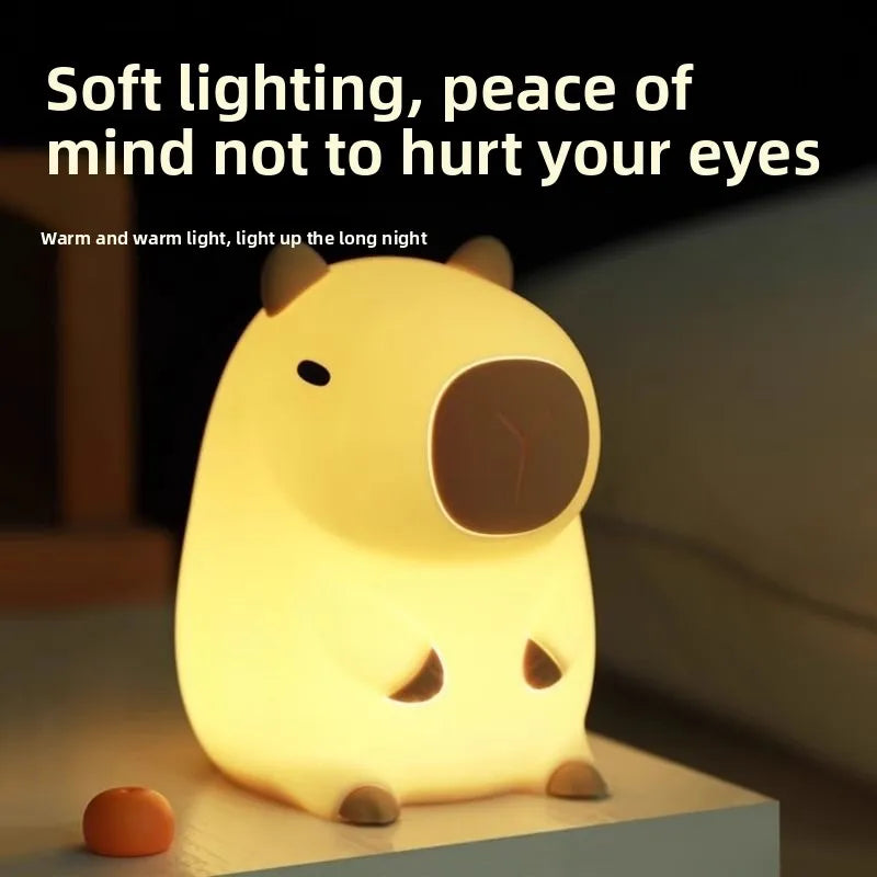 capybara silicone lamp