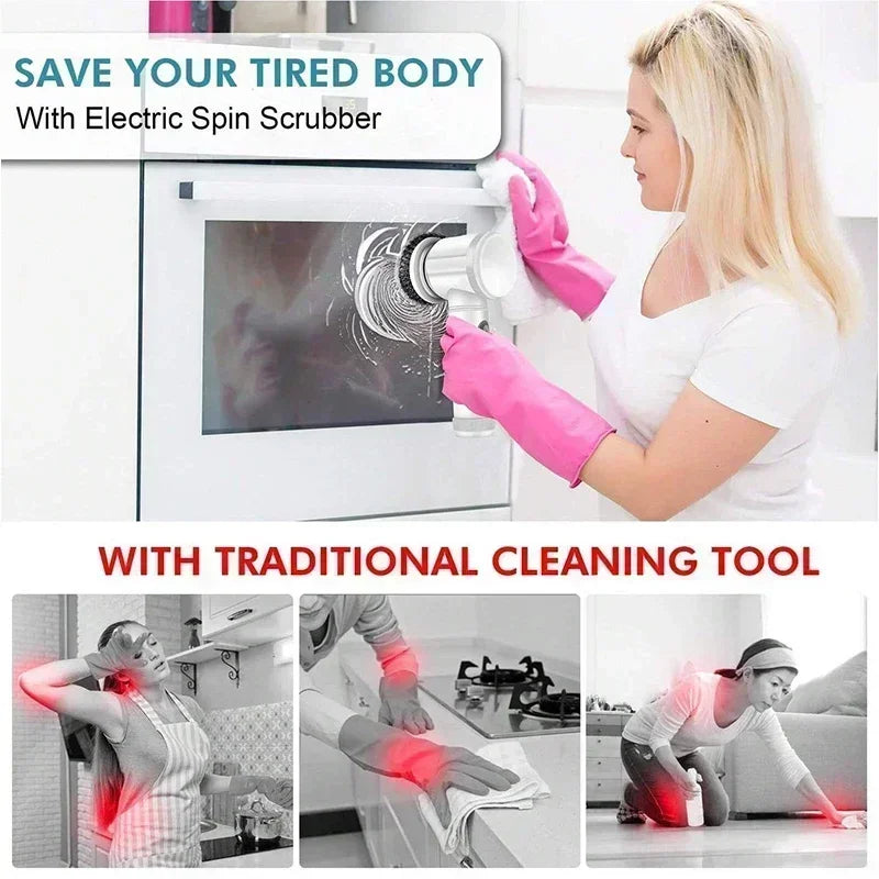 Electric Cleaning Scrubber