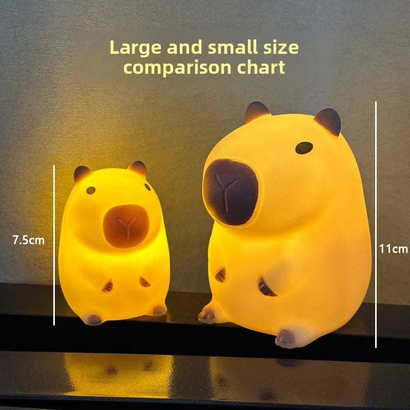 capybara silicone lamp