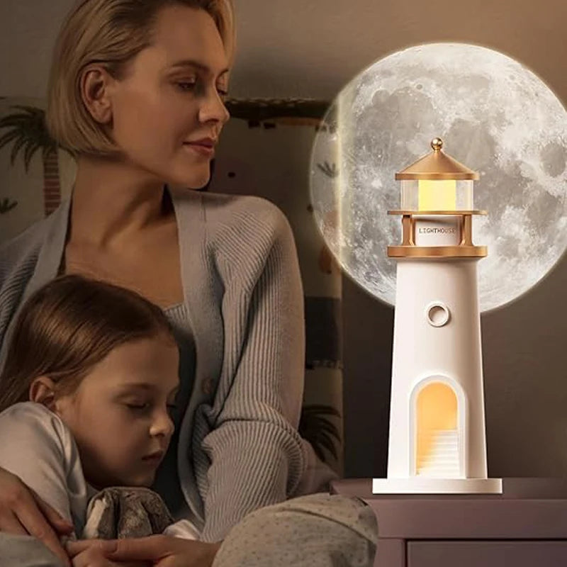 Light house Moon Lamp