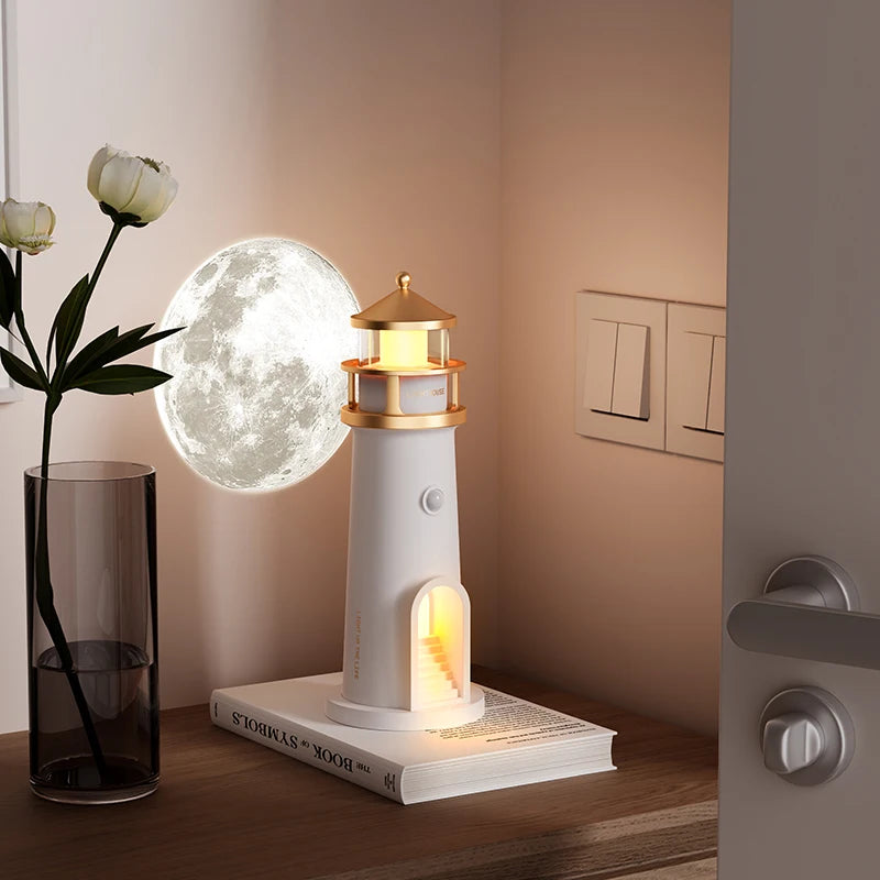 Light house Moon Lamp