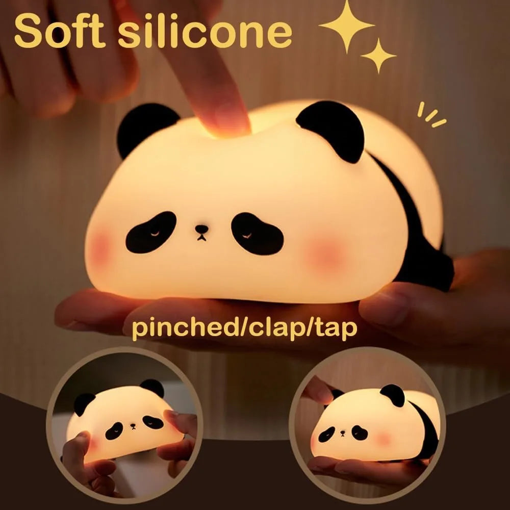 Panda silicone lamp