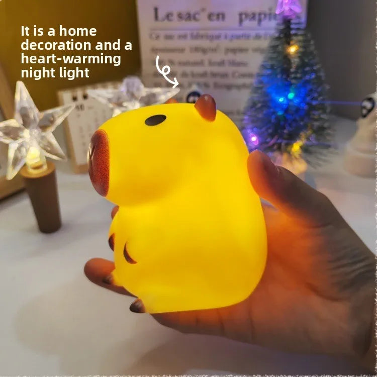 capybara silicone lamp