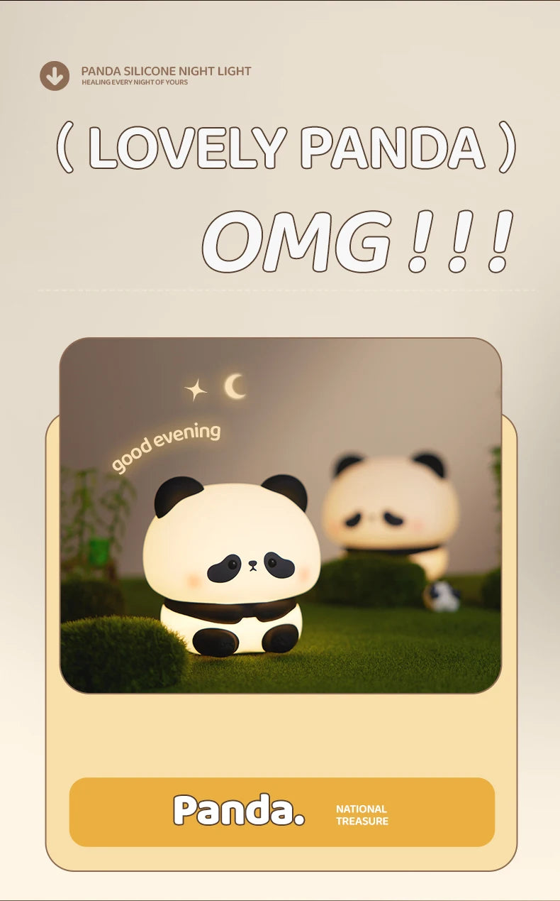 Cute LED Panda Light