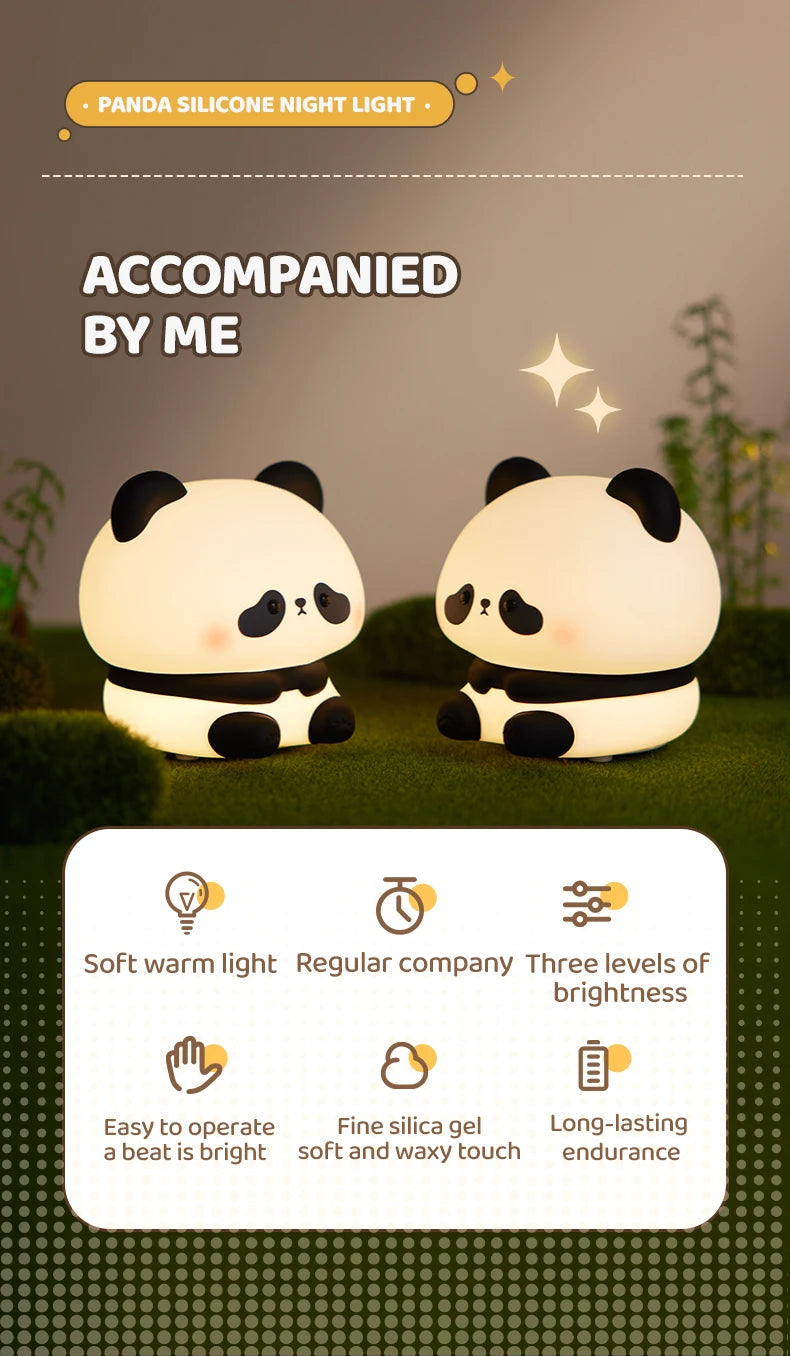 Cute LED Panda Light